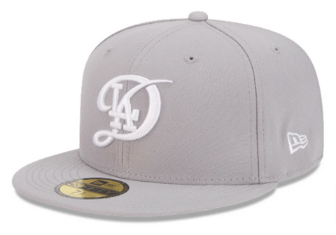 Los Angeles Dodgers Fitted New Era 59Fifty 2024 City Connect Grey Cap Hat