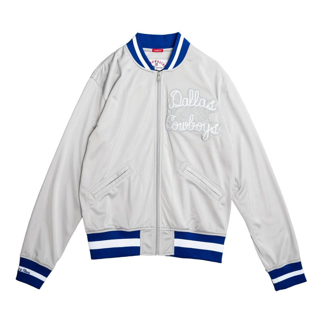 Dallas Cowboys Mens Jacket Mitchell & Ness Authentic 1967 Grey - THE 4TH QUARTER