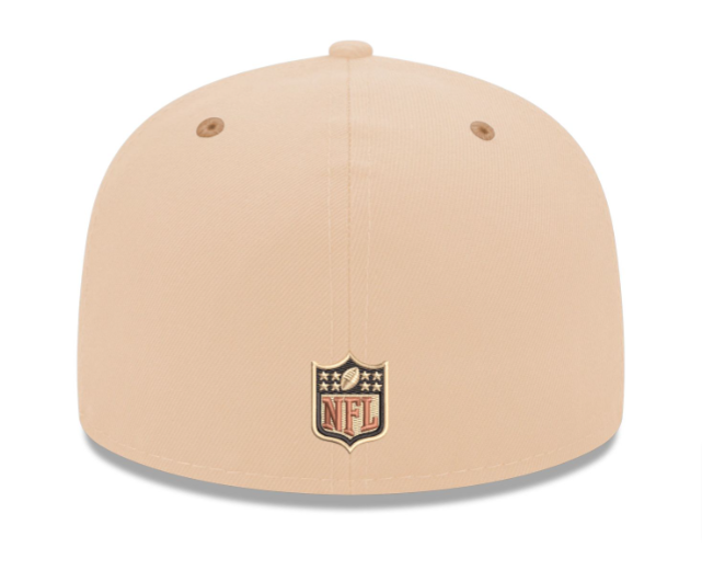Dallas Cowboys Fitted New Era 59Fifty Beige Black 50th Anniversary Cap Hat Rusty UV - THE 4TH QUARTER