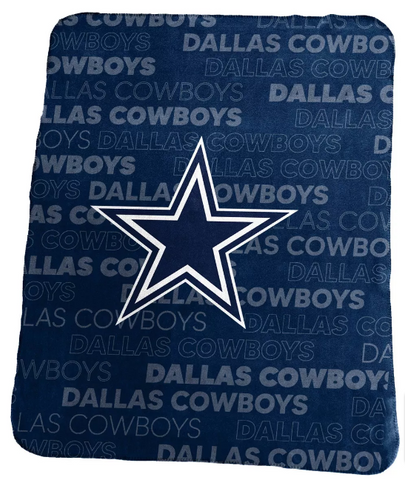 Dallas Cowboys Classic Fleece Throw Blanket Navy