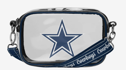 Dallas Cowboys Clear Crossbody Bag