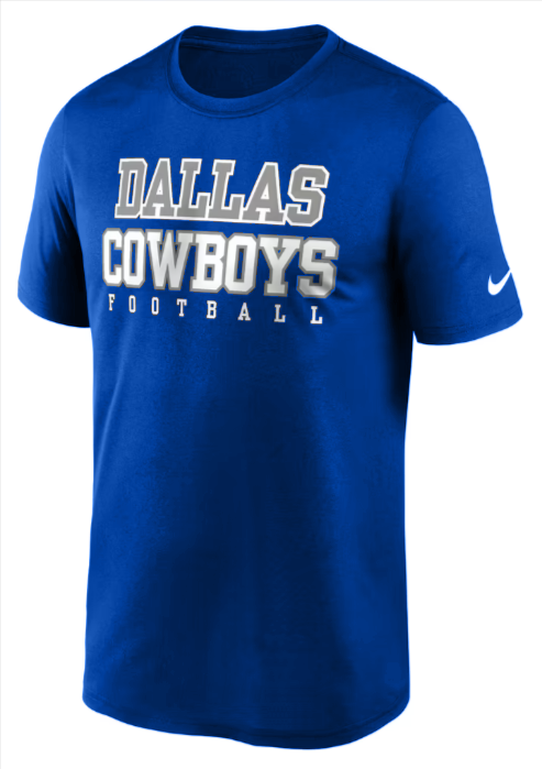 Dallas Cowboys Mens Nike Legend Practice Dri-Fit T-Shirt Royal