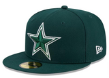 Dallas Cowboys Fitted New Era 59Fifty Dark Green Cap Hat