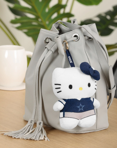 Dallas Cowboys Plush Hello Kitty Bag Charm Keychain