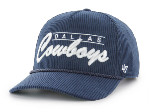 Dallas Cowboys Snapback 47 Double Header Hitch Corduroy Navy