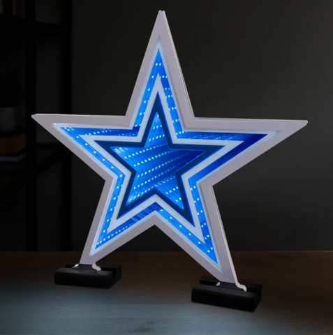 Dallas Cowboys LED Infinity Logo Acrylic Light