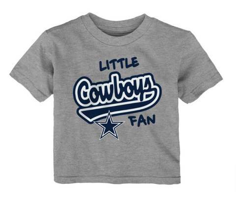 Dallas Cowboys Infant (12-24 Months) T-Shirt Little Baller Grey