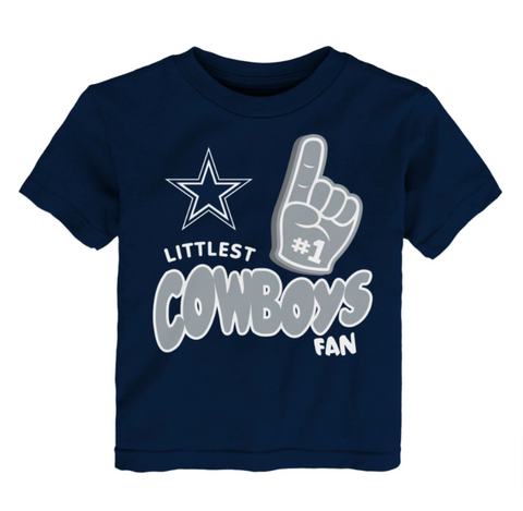 Dallas Cowboys Toddler (2T-4T) T-Shirt Little Fan Navy Tee