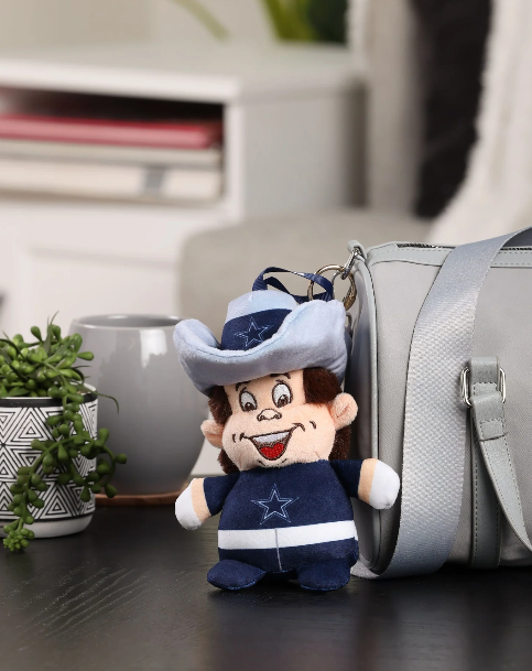 Dallas Cowboys Plush Teamie Beanie Mascot Bag Charm Keychain