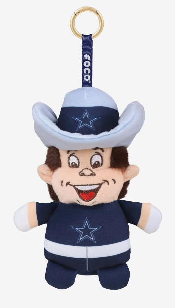 Dallas Cowboys Plush Teamie Beanie Mascot Bag Charm Keychain