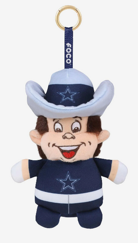 Dallas Cowboys Plush Teamie Beanie Mascot Bag Charm Keychain