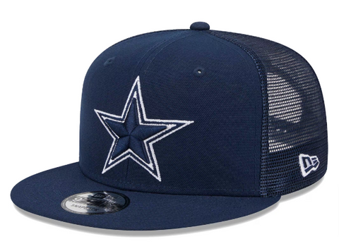 Dallas Cowboys Snapback New Era 9Fifty Navy Mesh Trucker Hat Cap