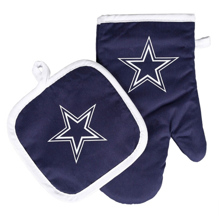 Dallas Cowboys Oven Mitt and Pot Holder - THE 4TH QUARTER