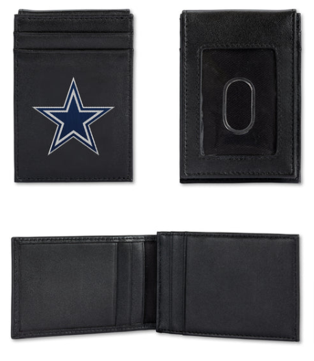 Dallas Cowboys Embroidered Front Pocket Wallet - THE 4TH QUARTER