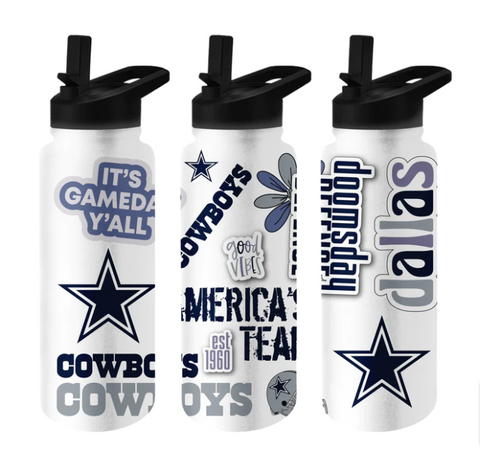 Dallas Cowboys 34oz Native Quencher Bottle