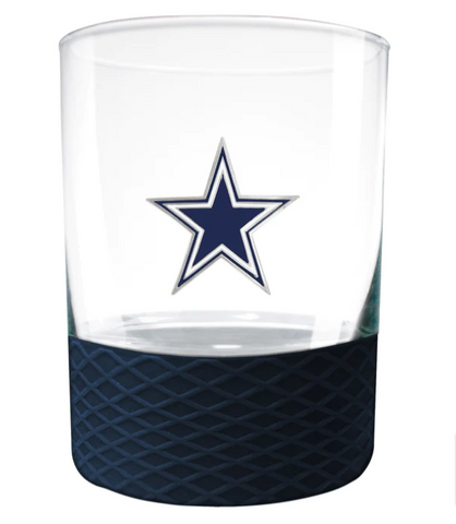 Dallas Cowboys 14oz. Whiskey Commissioner Rocks Glass