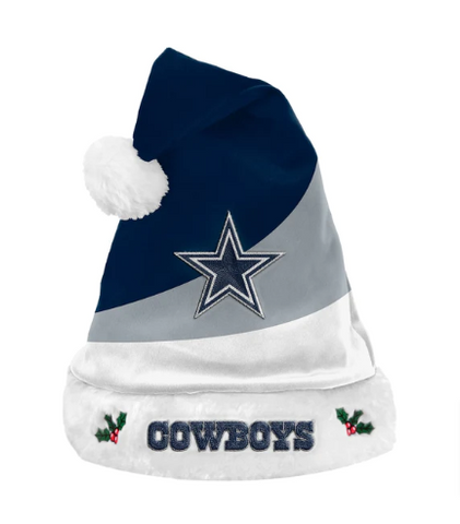 Dallas Cowboys NFL Santa Hat Colorblock - THE 4TH QUARTER