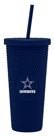 Dallas Cowboys 24oz Studded Tumbler Travel Mug Cup