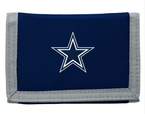 Dallas Cowboys Trifold Velcro Wallet