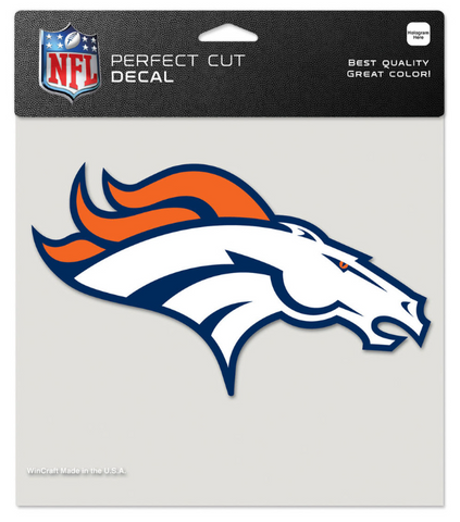 Denver Broncos Decal Logo 8x8 Die-Cut Sticker