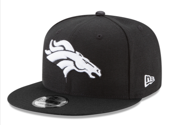 Denver Broncos Snapback New Era 9FIFTY Black White Hat Cap