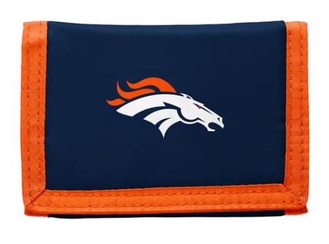 Denver Broncos Trifold Velcro Wallet