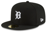 Detroit Tigers Snapback New Era 9Fifty White Logo Black Cap Hat Grey UV - THE 4TH QUARTER