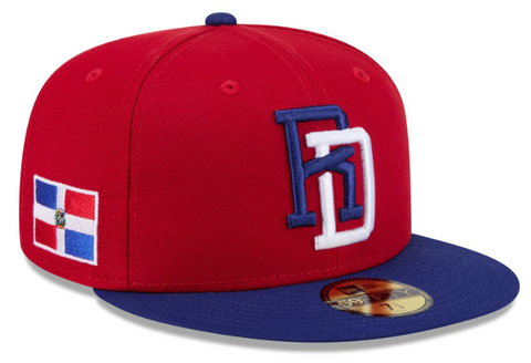 Dominican Republic Fitted New Era 59Fifty World Baseball Classics 2026 Flag Patch Cap Hat - THE 4TH QUARTER