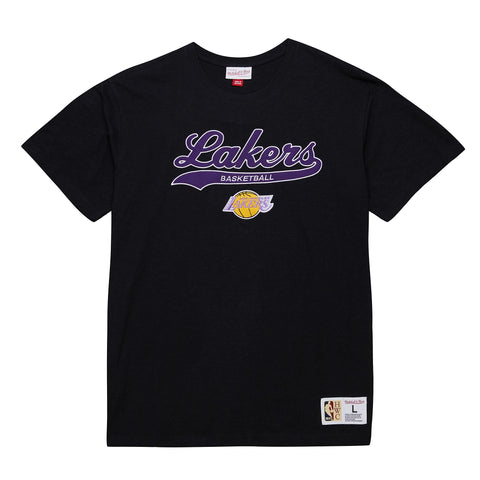 Los Angeles Lakers Mens T-Shirt Mitchell & Ness Legendary Slub Black