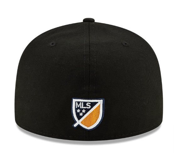 Los Angeles Galaxy Fitted New Era 59Fifty Logo Black Hat Cap - THE 4TH QUARTER