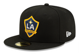 Los Angeles Galaxy Fitted New Era 59Fifty Logo Black Hat Cap