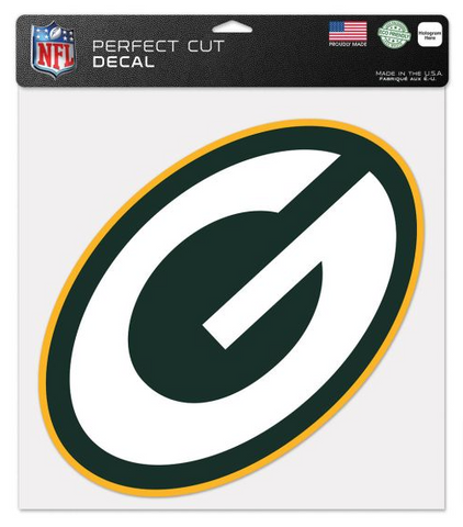 Green Bay Packers Decal 8x8 Die-Cut Decal