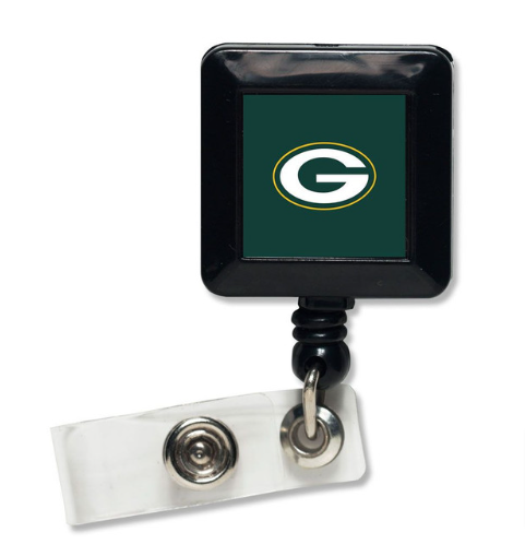 Green Bay Packers Retractable Badge Holder - THE 4TH QUARTER