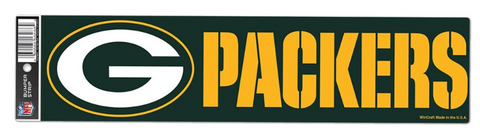 Green Bay Packers Bumper Strip Sticker