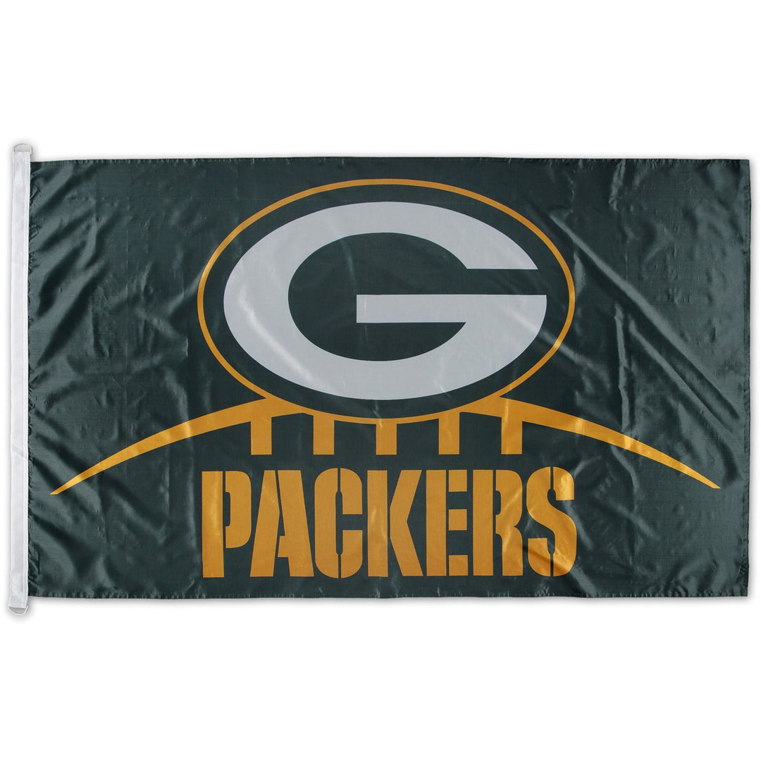 Green Bay Packers 3' x 5' Flag Prime Single Sided - THE 4TH QUARTER