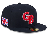 Great Britain Fitted New Era 59Fifty World Baseball Classics 2026 Flag Patch Cap Hat - THE 4TH QUARTER