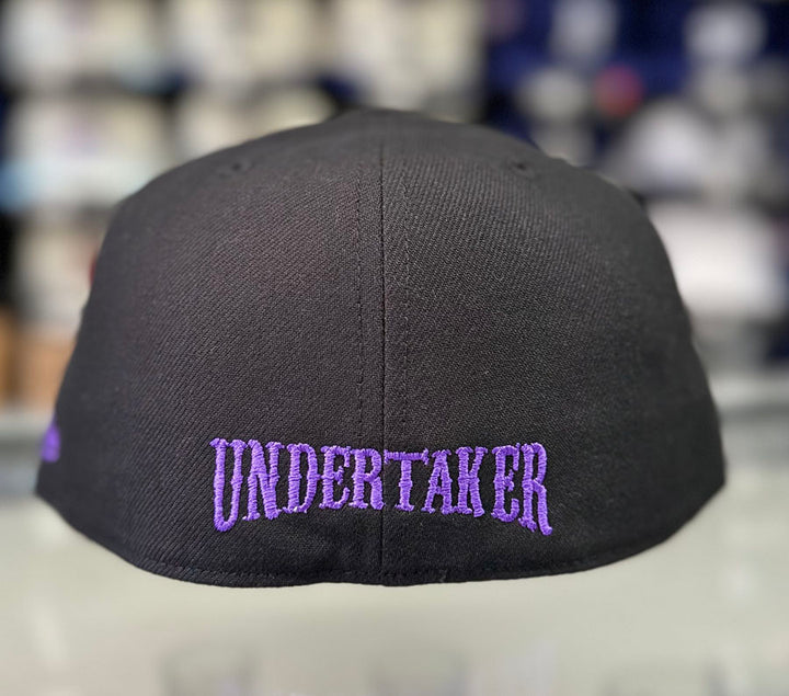 WWE Fitted Mitchell &amp; Ness Hulk Undertaker Cap Hat Black - THE 4TH QUARTER