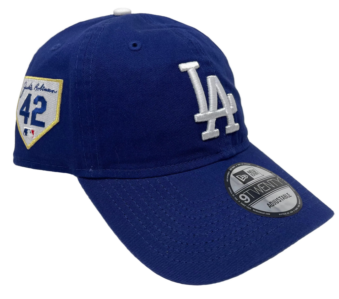 Los Angeles Dodgers Strapback Adjustable New Era 9Twenty 2023 Jackie Robinson Cap Hat - THE 4TH QUARTER