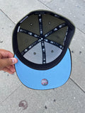 Dodgers Fitted New Era 59Fifty 50th Stadium Ann. Olive Black Cap Hat Sky UV