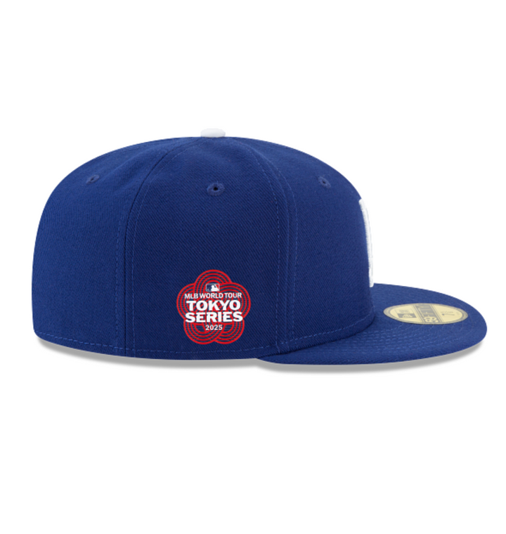Los Angeles Dodgers Fitted New Era 59Fifty 2025 Tokyo Series Blue On Field Hat - THE 4TH QUARTER