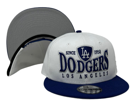 Los Angeles Dodgers Snapback New Era 9Fifty Crest White Blue Cap Hat
