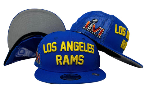 Los Angeles Rams Snapback New Era 9Fifty Stacked Blue Cap Hat