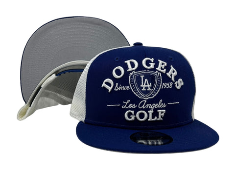 Los Angeles Dodgers Snapback New Era 9Fifty Club Mesh Blue White Cap Hat
