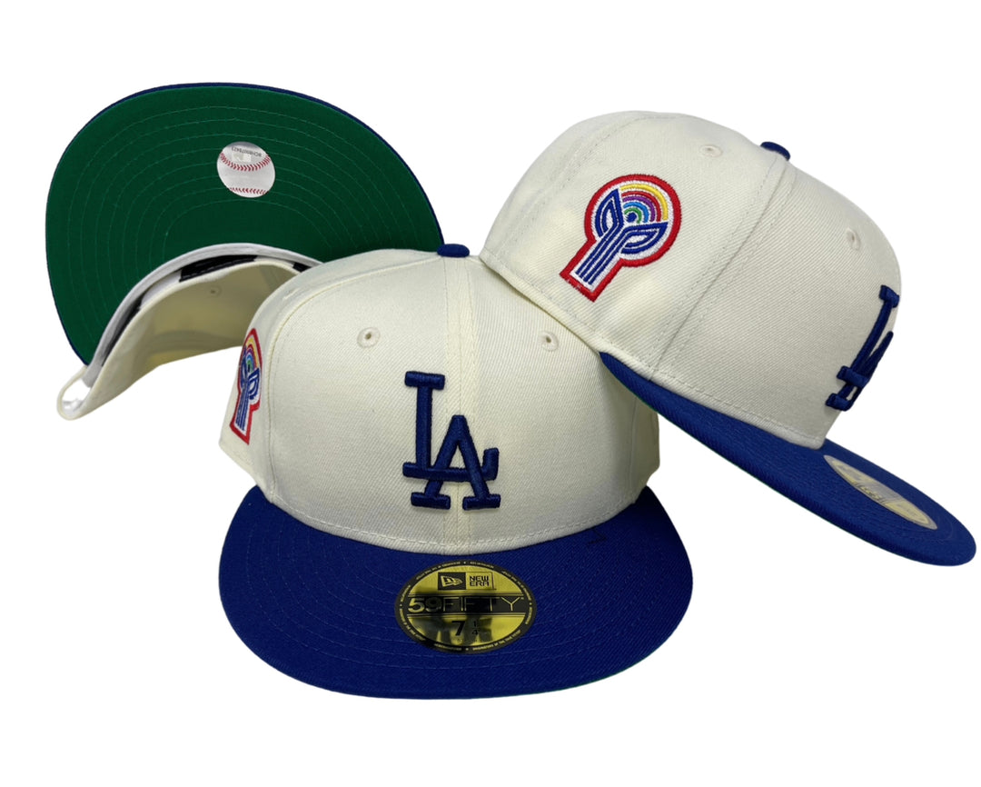 Dodgers Fitted New Era 200th Ann. Bicentennial Chrome Blue Hat Green UV - THE 4TH QUARTER