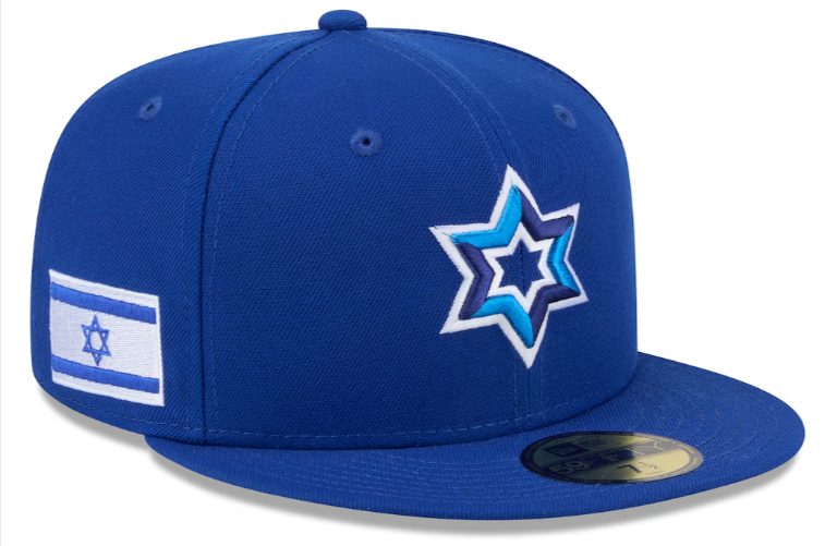 Israel Fitted New Era 59FIFTY 2026 World Baseball Classics Blue Hat Cap - THE 4TH QUARTER