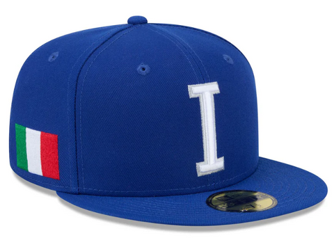 Italy Fitted New Era 59Fifty World Baseball Classics 2026 Flag Patch Cap Hat - THE 4TH QUARTER