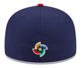 Japan Fitted New Era 59Fifty WBC 2026 Japan Flag Blue Cap Hat Grey UV - THE 4TH QUARTER