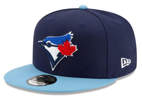 Toronto Blue Jays New Era 9FIFTY Snapback 2Tone Navy Sky Cap Hat Grey UV