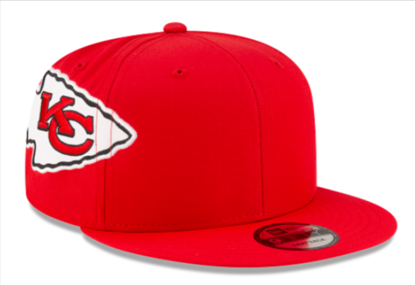 Kansas City Chiefs Snapback New Era Helmet Red Cap Hat Yellow UV