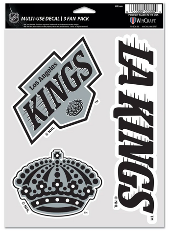 Los Angeles Kings Sticker Throwback Triple Spirit Pack